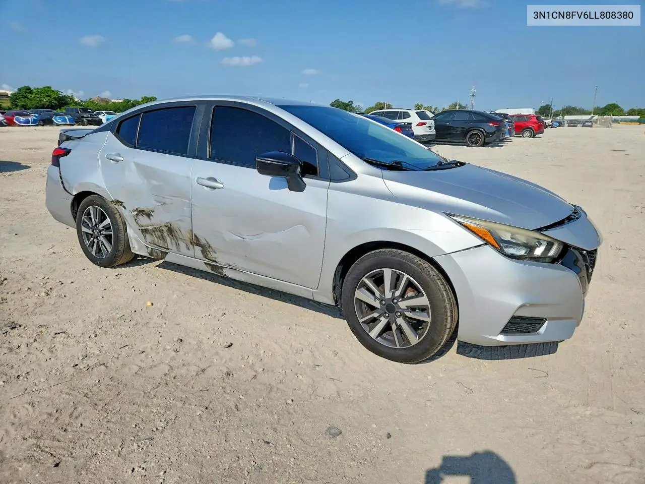 2020 Nissan Versa Sr VIN: 3N1CN8FV6LL808380 Lot: 58538126