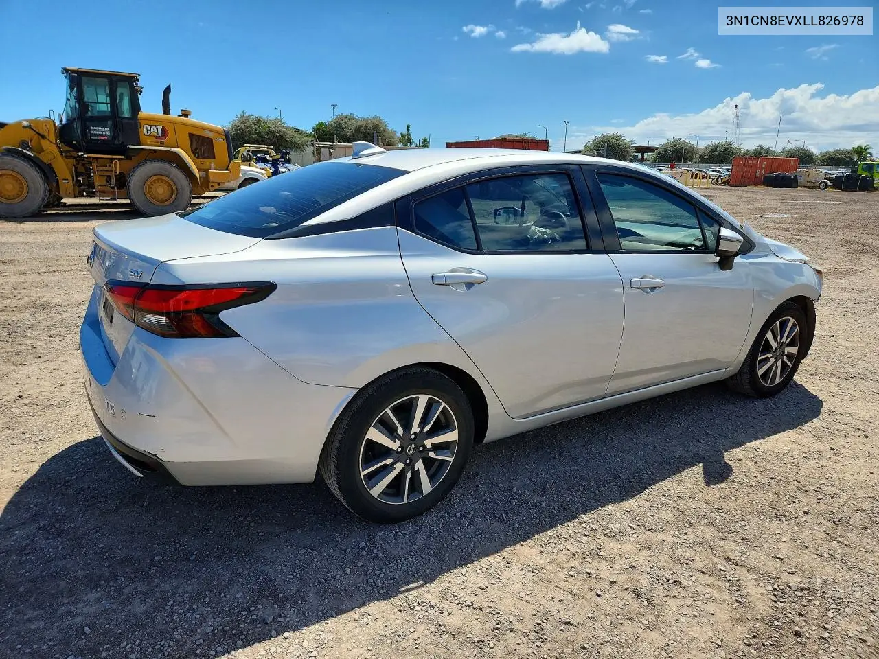 2020 Nissan Versa Sv VIN: 3N1CN8EVXLL826978 Lot: 61093176