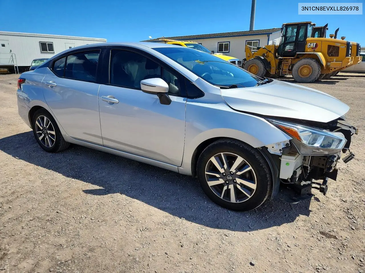 2020 Nissan Versa Sv VIN: 3N1CN8EVXLL826978 Lot: 61093176