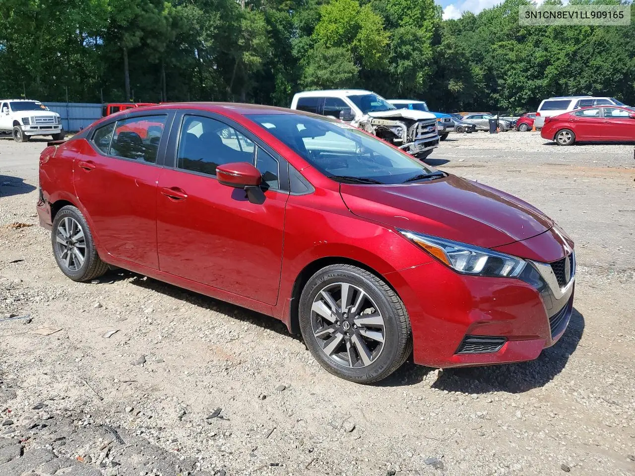 2020 Nissan Versa Sv VIN: 3N1CN8EV1LL909165 Lot: 61350426