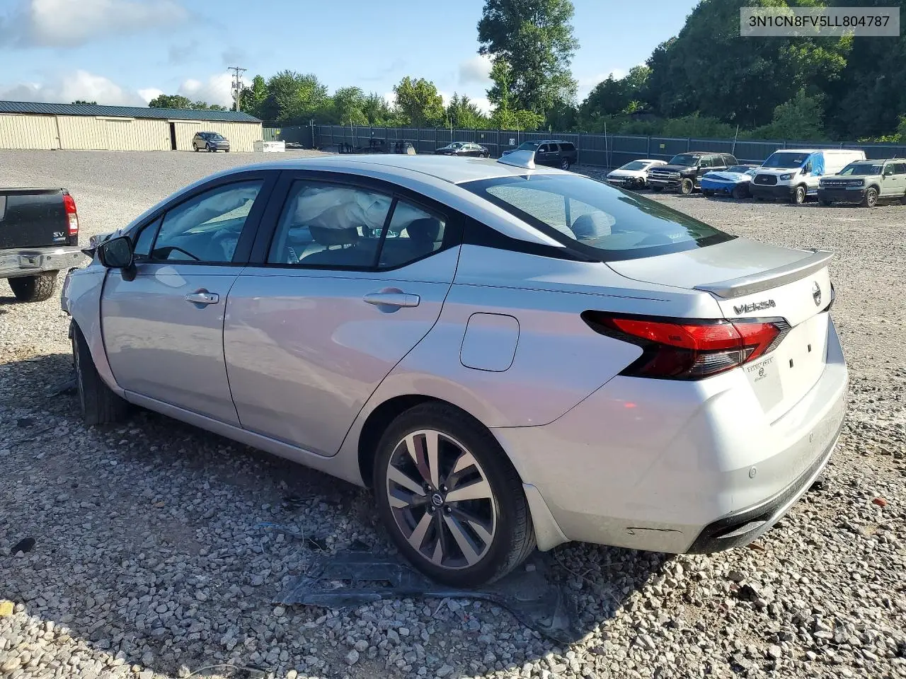 2020 Nissan Versa Sr VIN: 3N1CN8FV5LL804787 Lot: 61599956