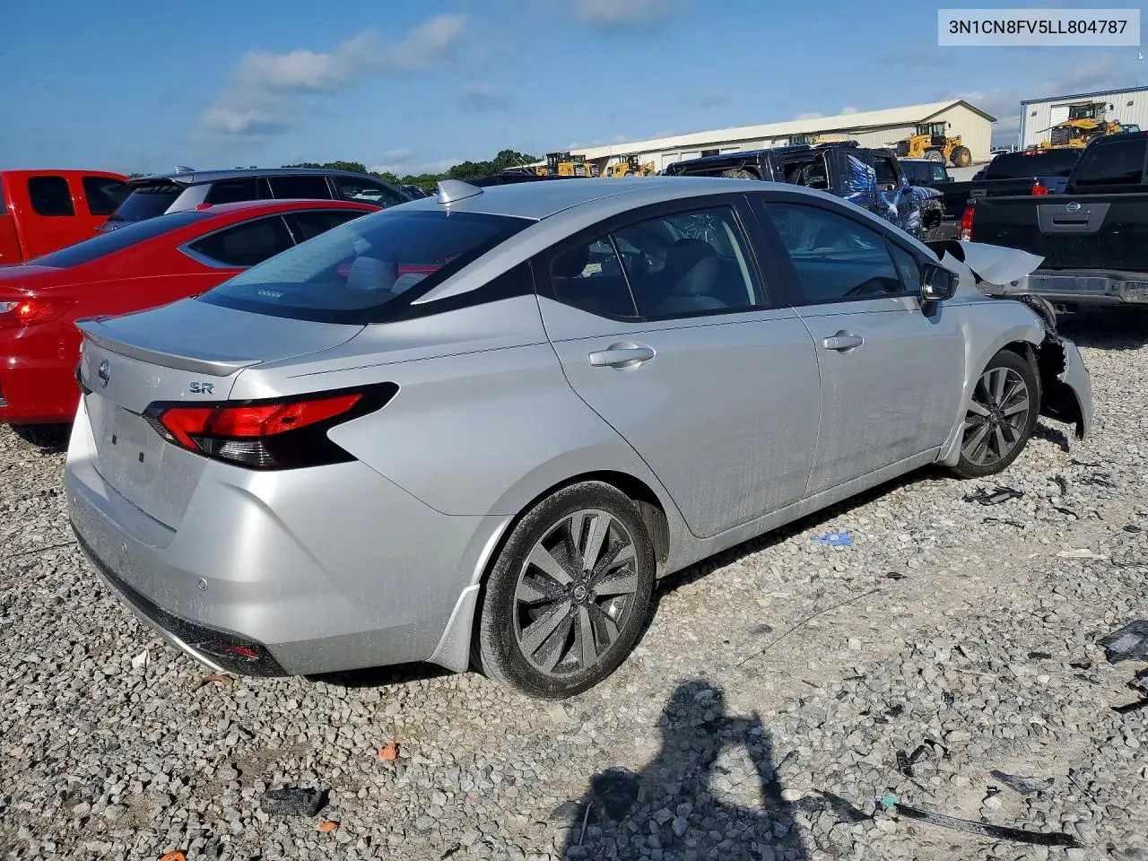 2020 Nissan Versa Sr VIN: 3N1CN8FV5LL804787 Lot: 61599956