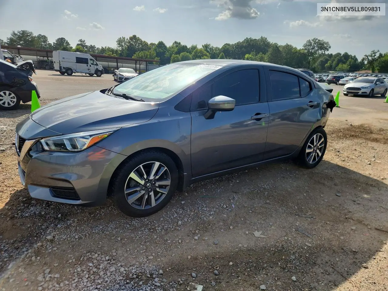 2020 Nissan Versa Sv VIN: 3N1CN8EV5LL809831 Lot: 61682076
