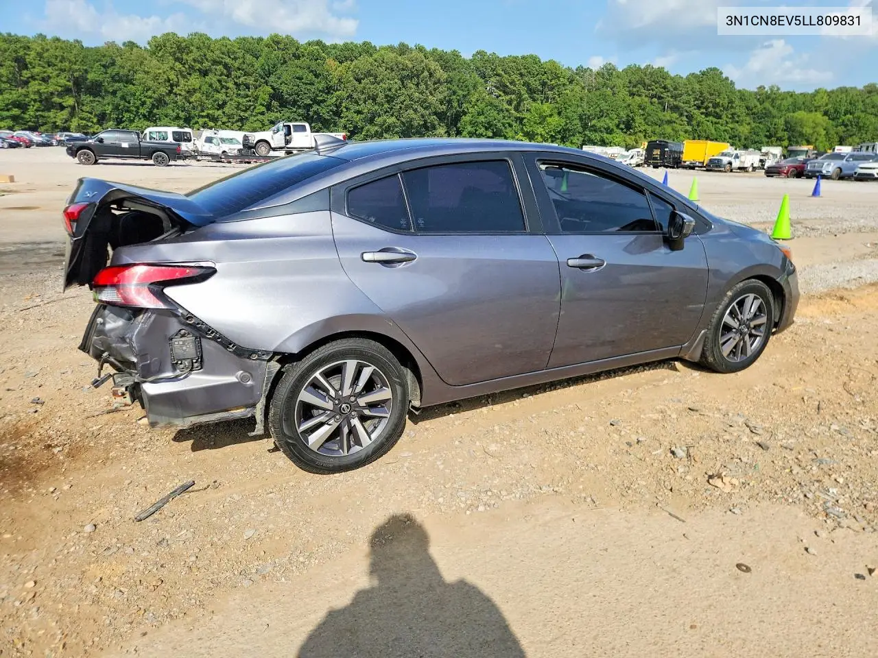 2020 Nissan Versa Sv VIN: 3N1CN8EV5LL809831 Lot: 61682076