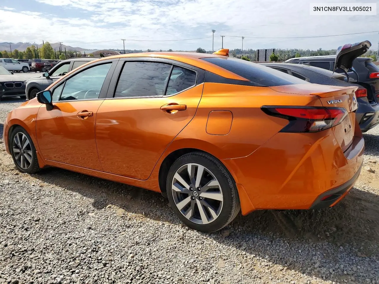 2020 Nissan Versa Sr VIN: 3N1CN8FV3LL905021 Lot: 61874606