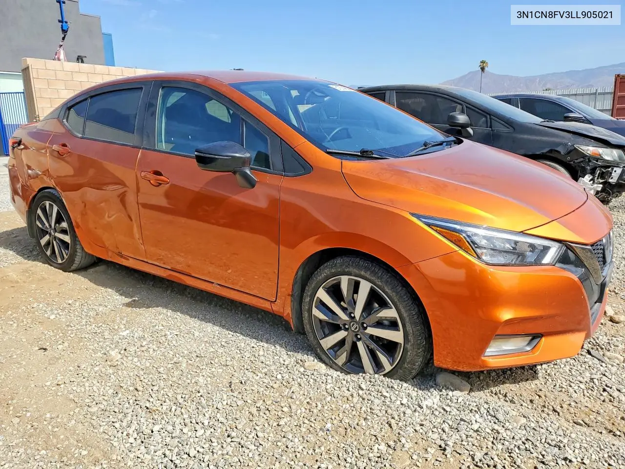 2020 Nissan Versa Sr VIN: 3N1CN8FV3LL905021 Lot: 61874606
