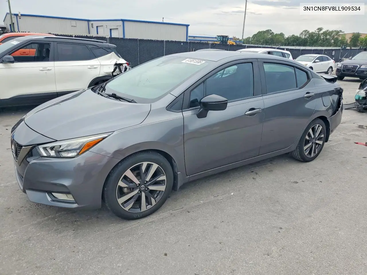 2020 Nissan Versa Sr VIN: 3N1CN8FV8LL909534 Lot: 61951596