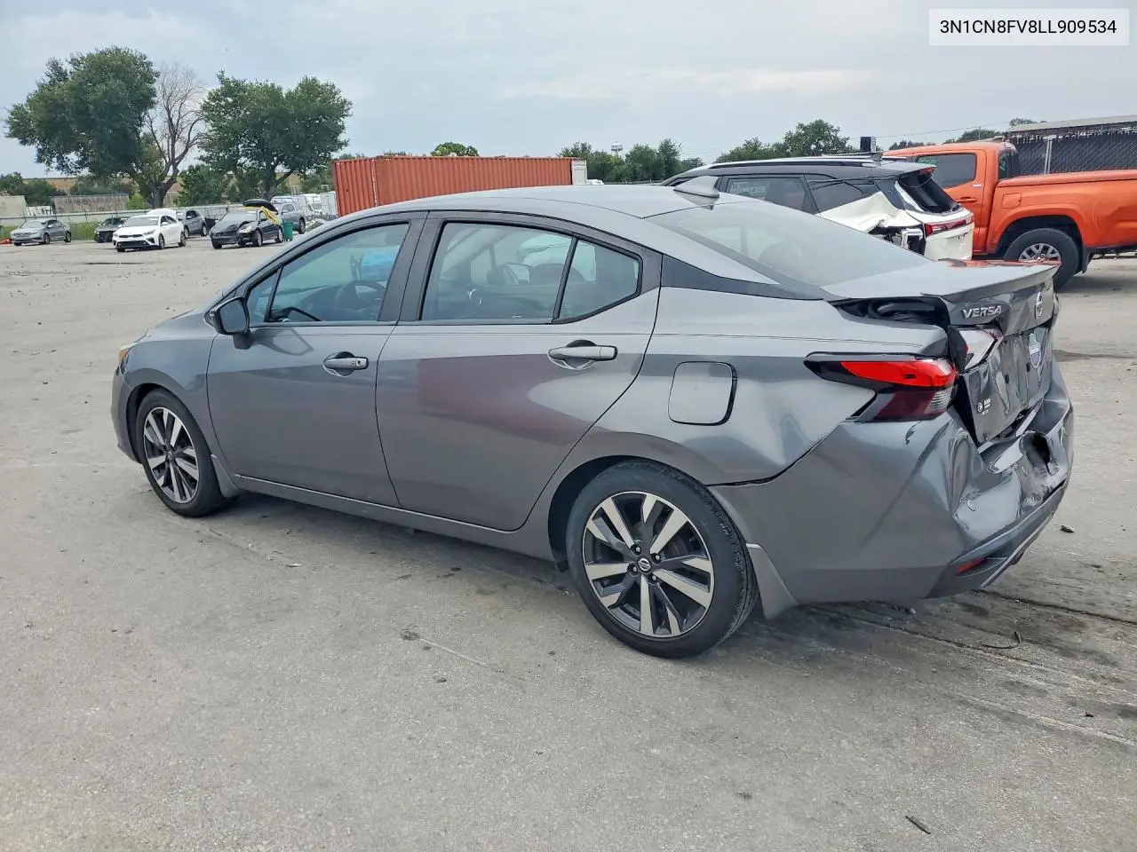 2020 Nissan Versa Sr VIN: 3N1CN8FV8LL909534 Lot: 61951596