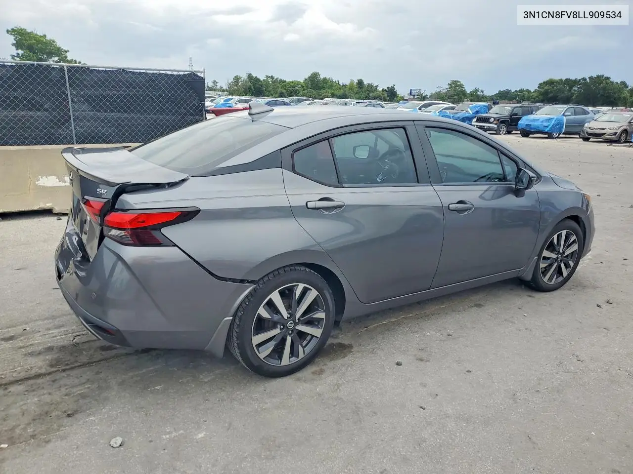 2020 Nissan Versa Sr VIN: 3N1CN8FV8LL909534 Lot: 61951596