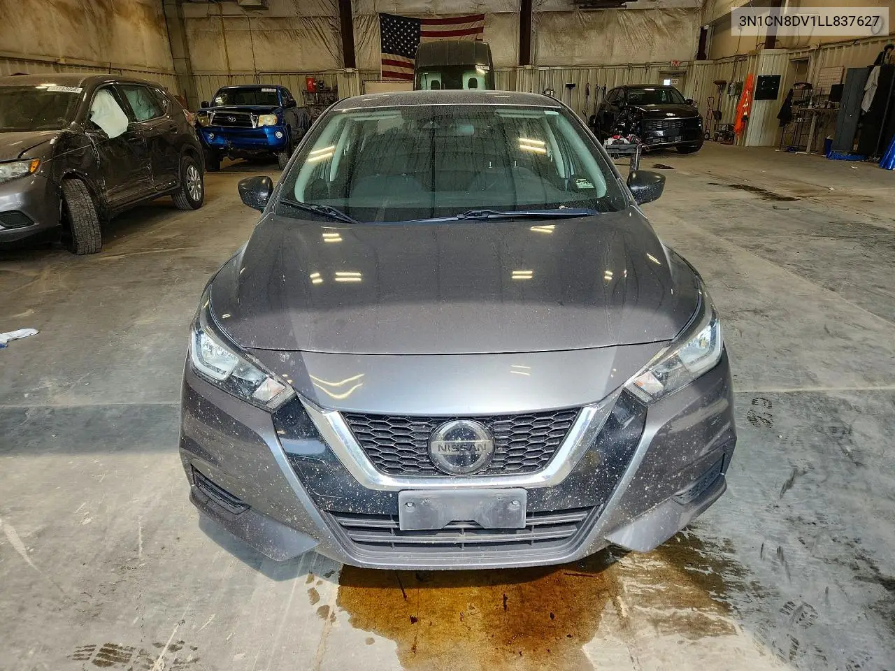 2020 Nissan Versa S VIN: 3N1CN8DV1LL837627 Lot: 62034676