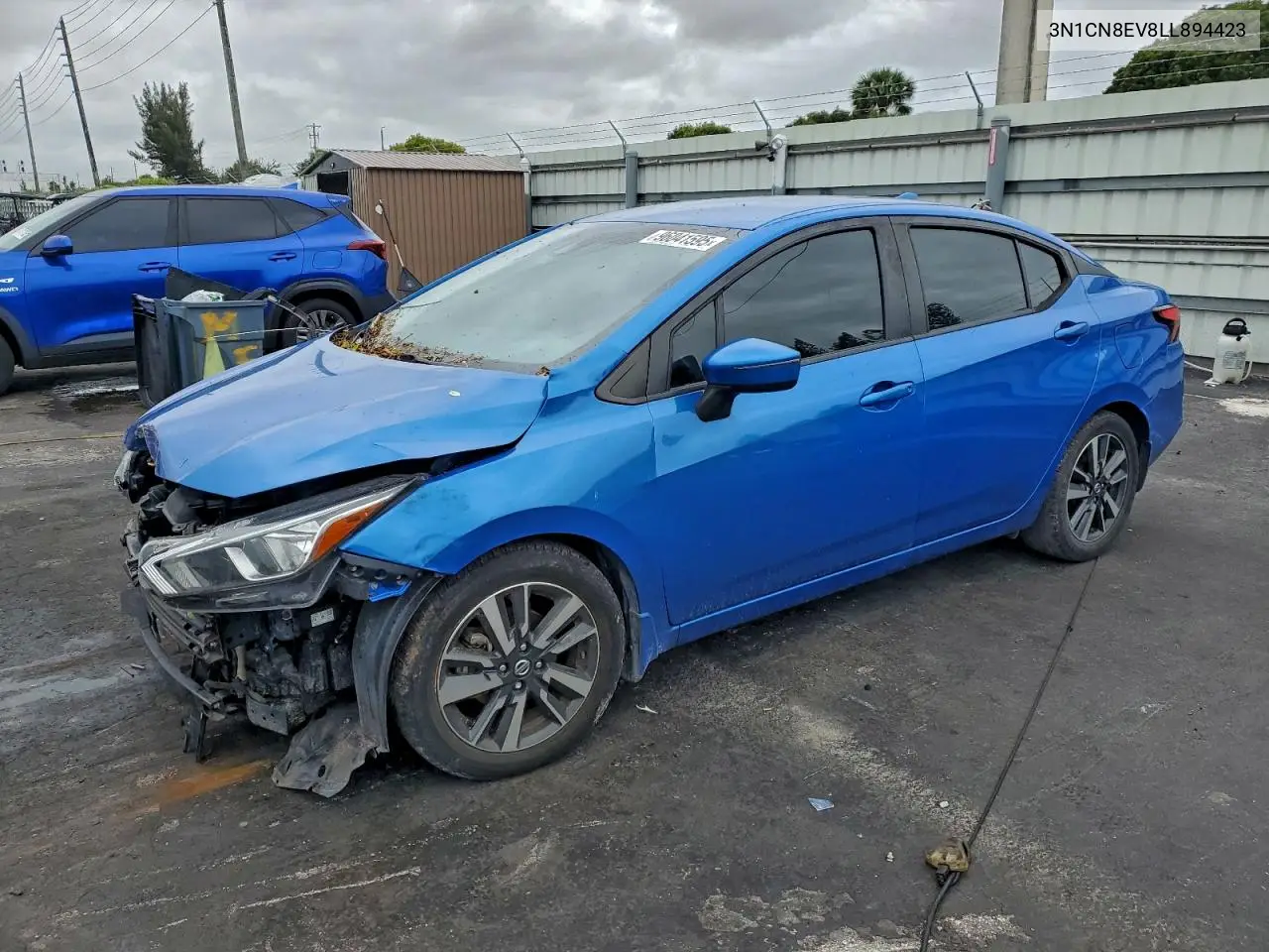 3N1CN8EV8LL894423 2020 Nissan Versa Sv