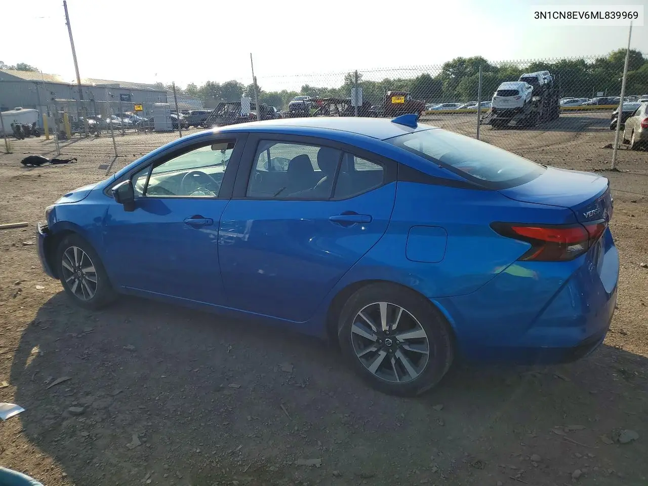 2021 Nissan Versa Sv VIN: 3N1CN8EV6ML839969 Lot: 52810366