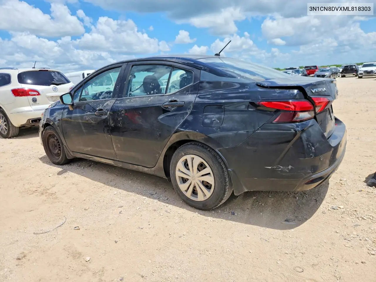 2021 Nissan Versa S VIN: 3N1CN8DVXML818303 Lot: 55042736