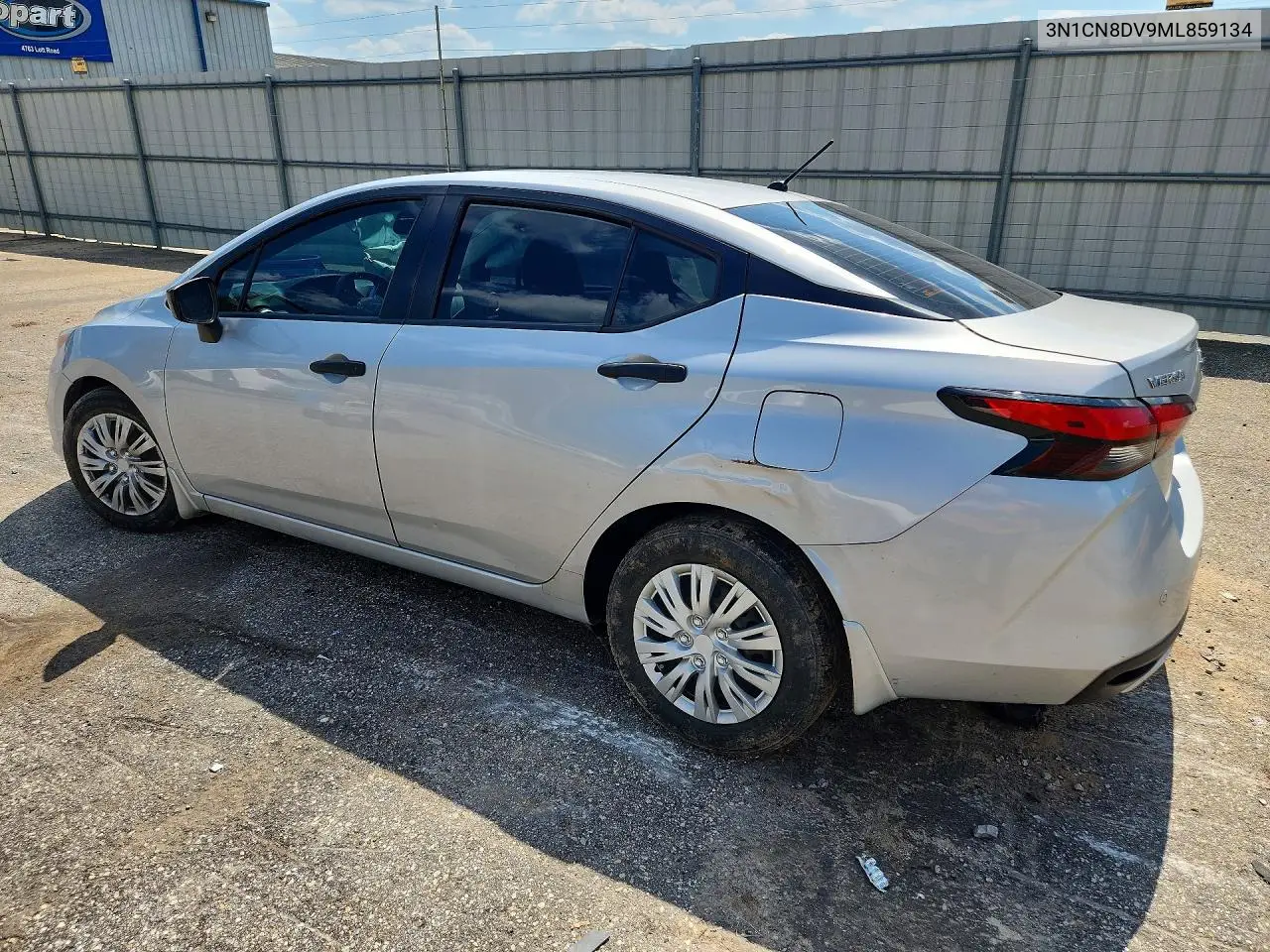 2021 Nissan Versa S VIN: 3N1CN8DV9ML859134 Lot: 56529556
