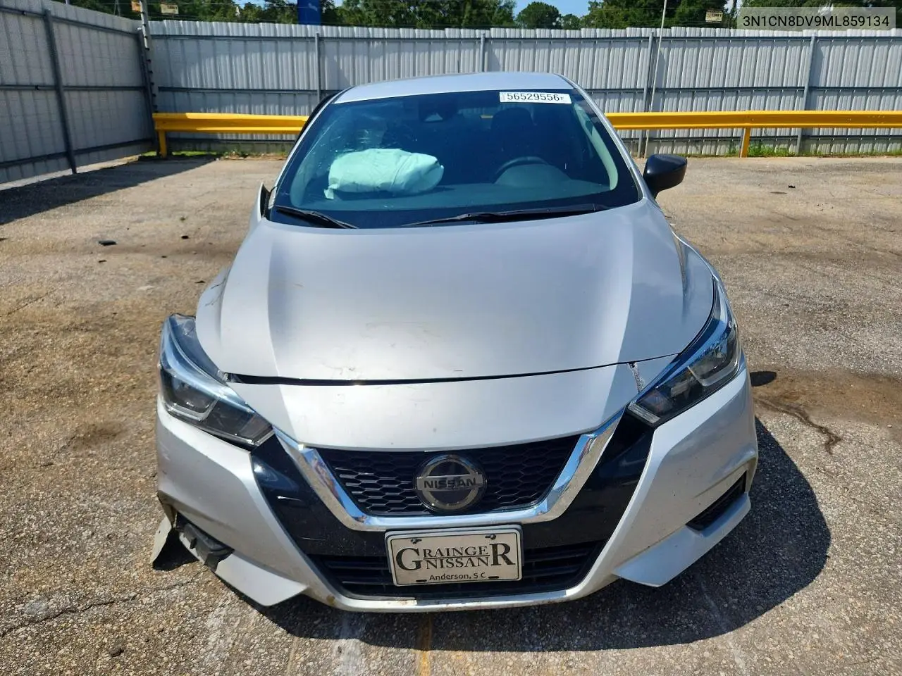 2021 Nissan Versa S VIN: 3N1CN8DV9ML859134 Lot: 56529556