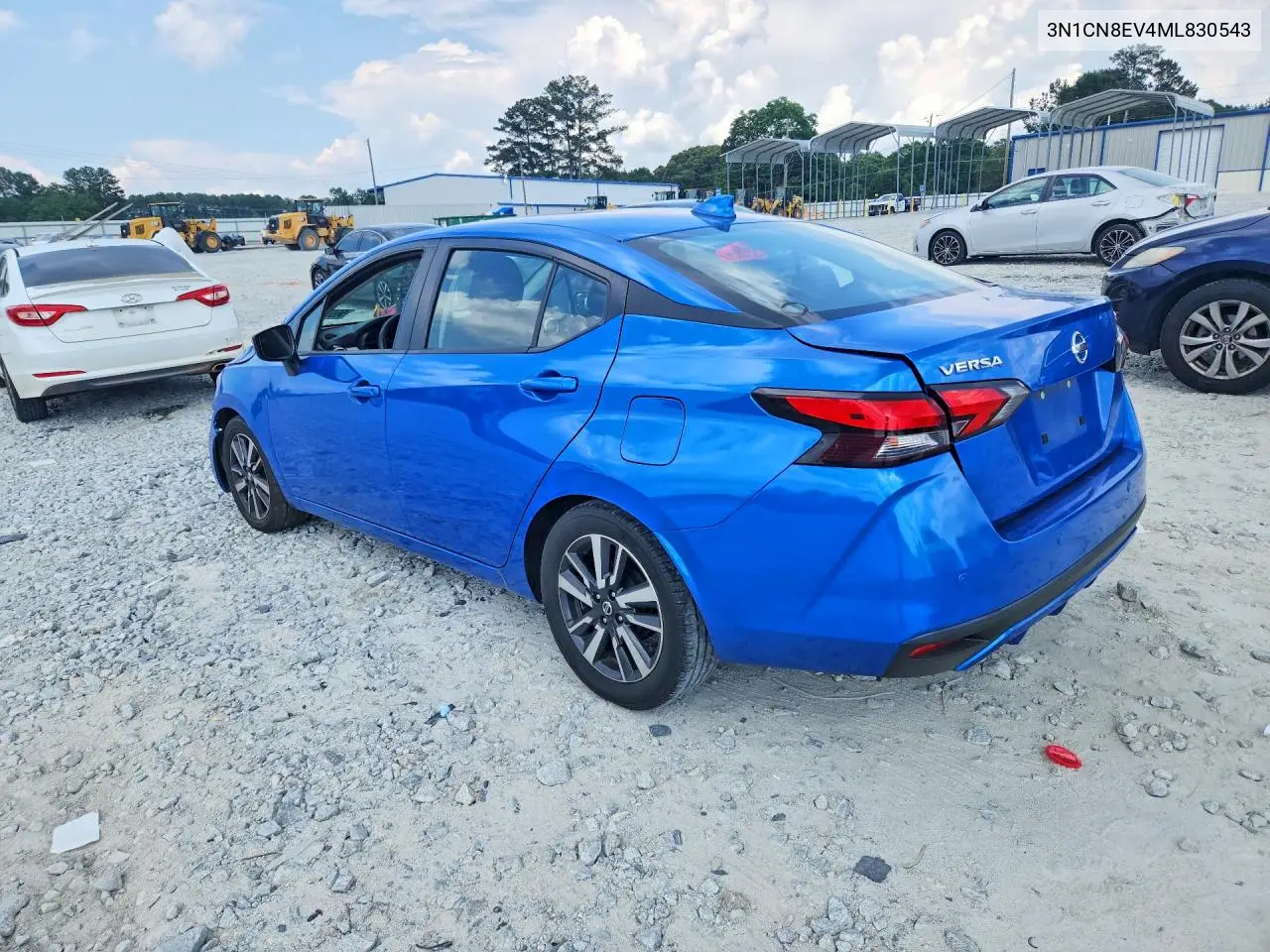 2021 Nissan Versa Sv VIN: 3N1CN8EV4ML830543 Lot: 56600456