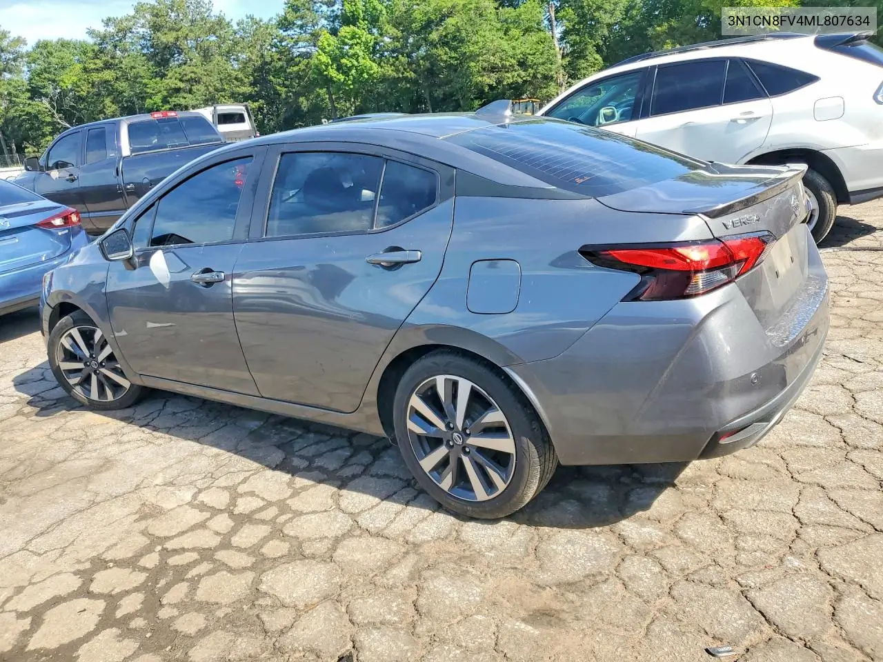 2021 Nissan Versa Sr VIN: 3N1CN8FV4ML807634 Lot: 57028876