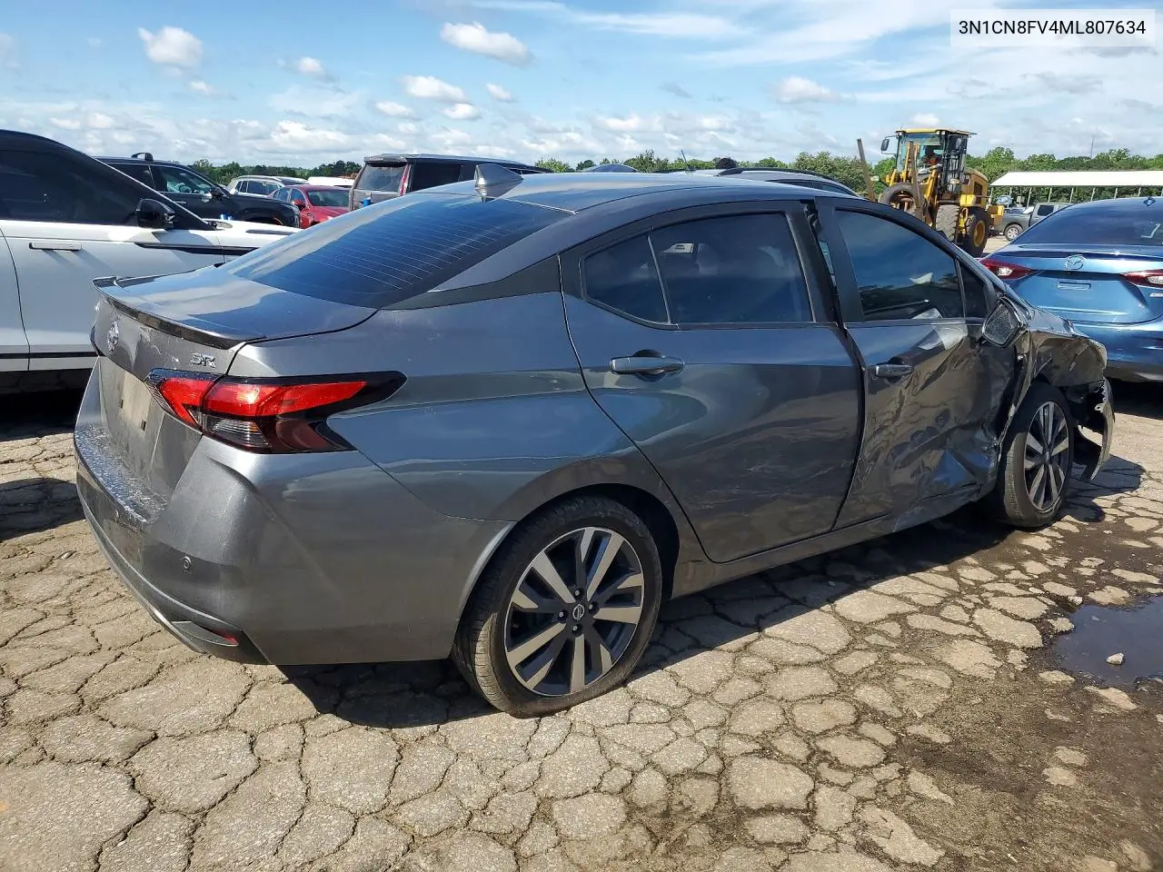 2021 Nissan Versa Sr VIN: 3N1CN8FV4ML807634 Lot: 57028876