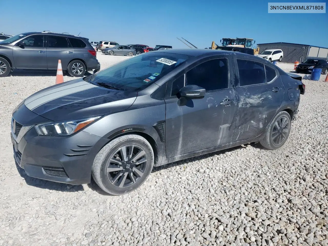 3N1CN8EVXML871808 2021 Nissan Versa Sv