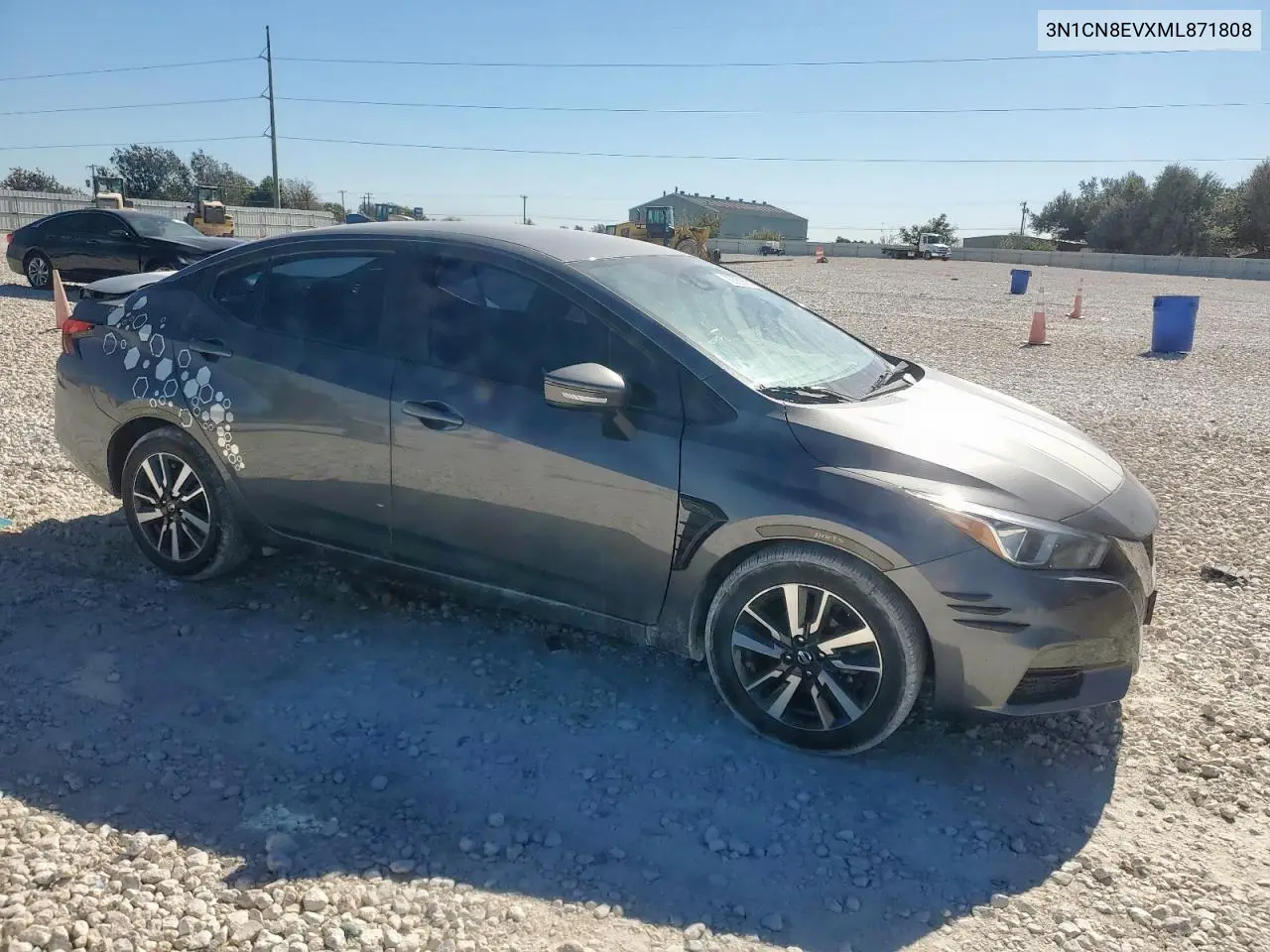 3N1CN8EVXML871808 2021 Nissan Versa Sv