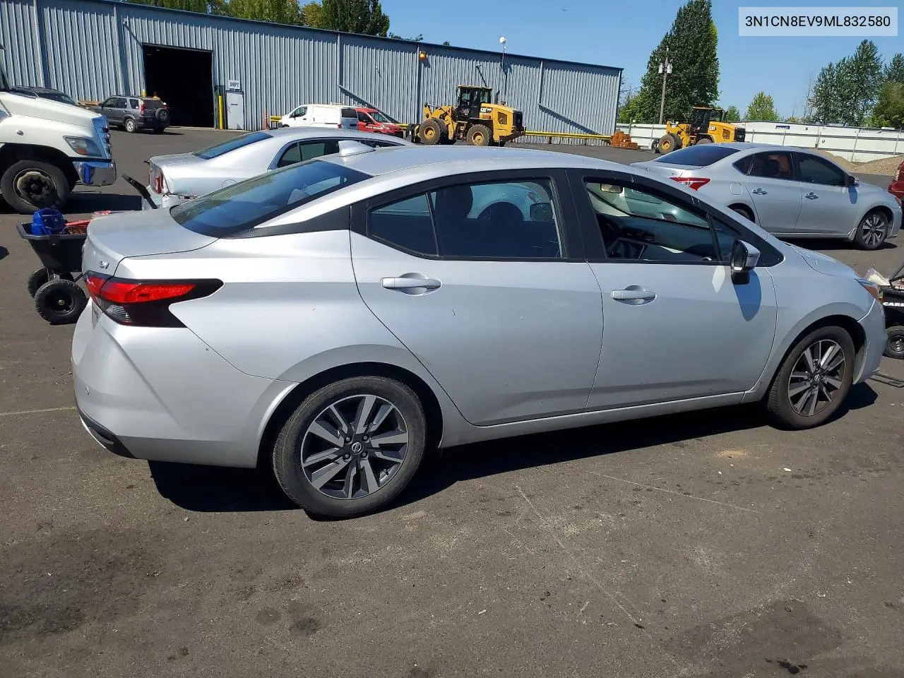 2021 Nissan Versa Sv VIN: 3N1CN8EV9ML832580 Lot: 60661356