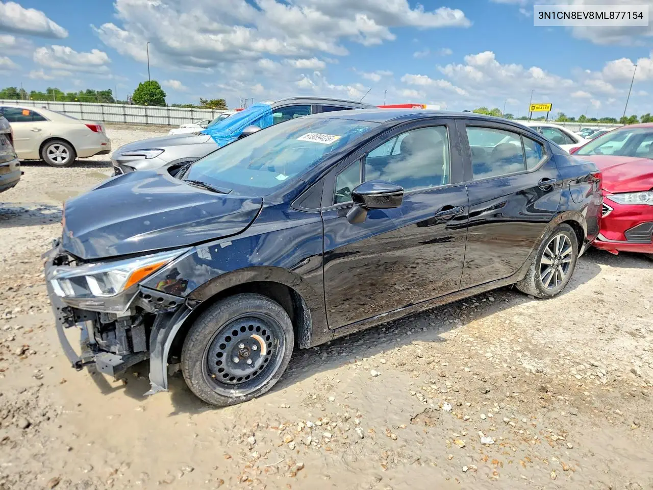 2021 Nissan Versa Sv VIN: 3N1CN8EV8ML877154 Lot: 61889426