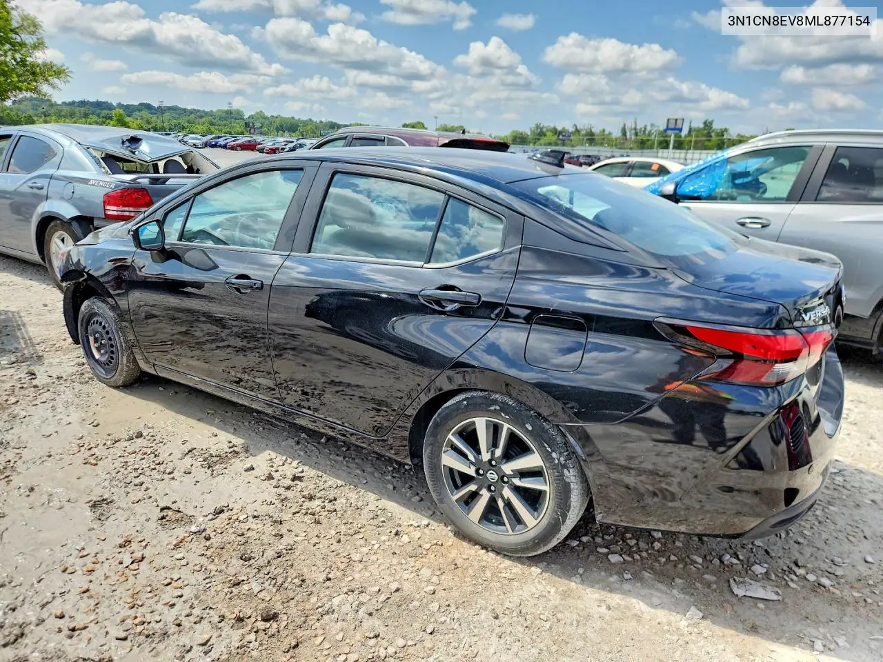 2021 Nissan Versa Sv VIN: 3N1CN8EV8ML877154 Lot: 61889426