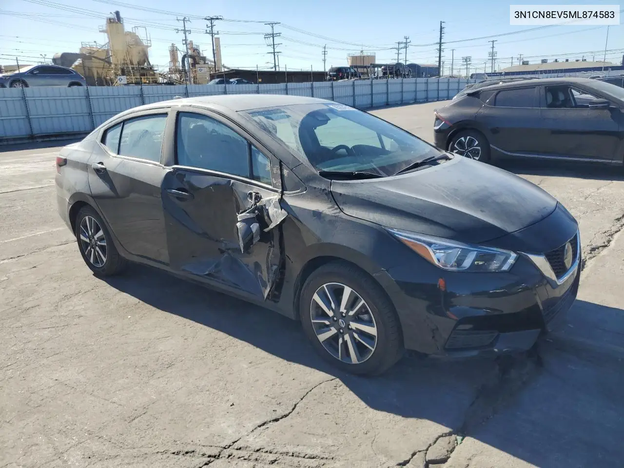 3N1CN8EV5ML874583 2021 Nissan Versa Sv