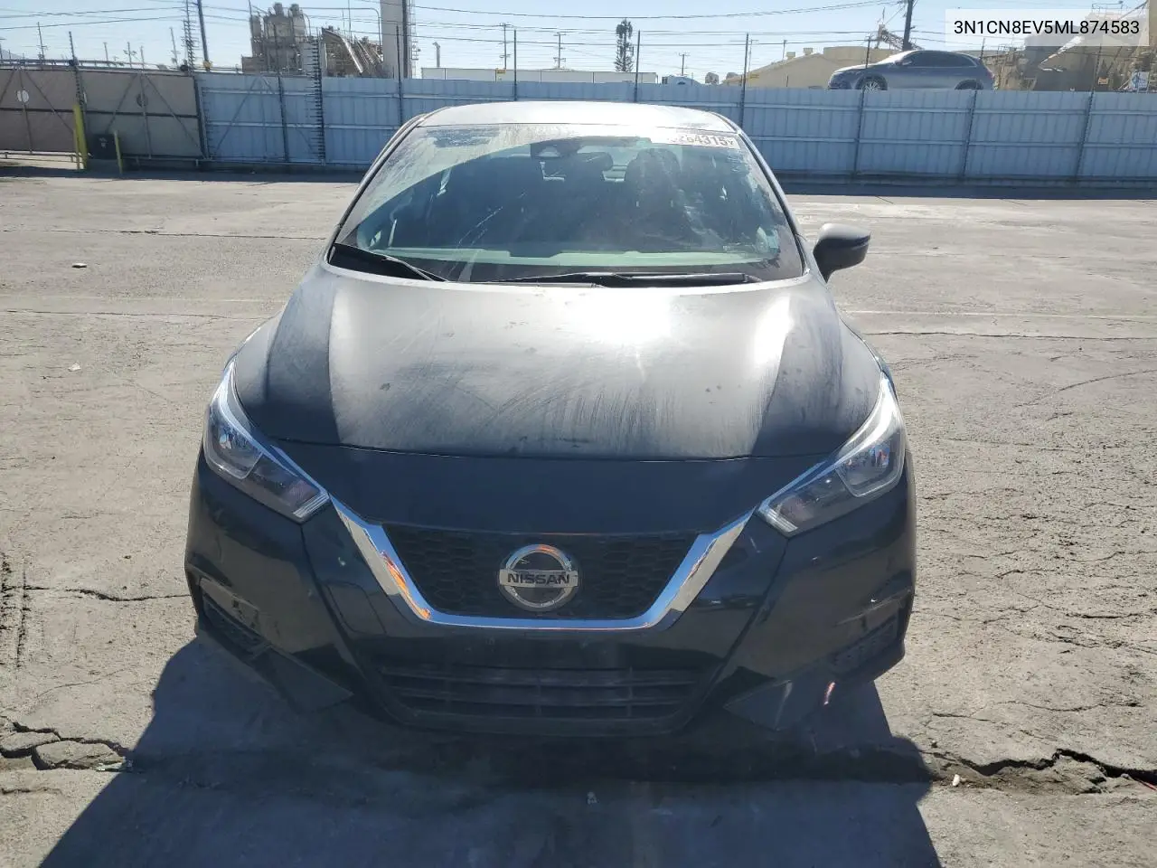 3N1CN8EV5ML874583 2021 Nissan Versa Sv