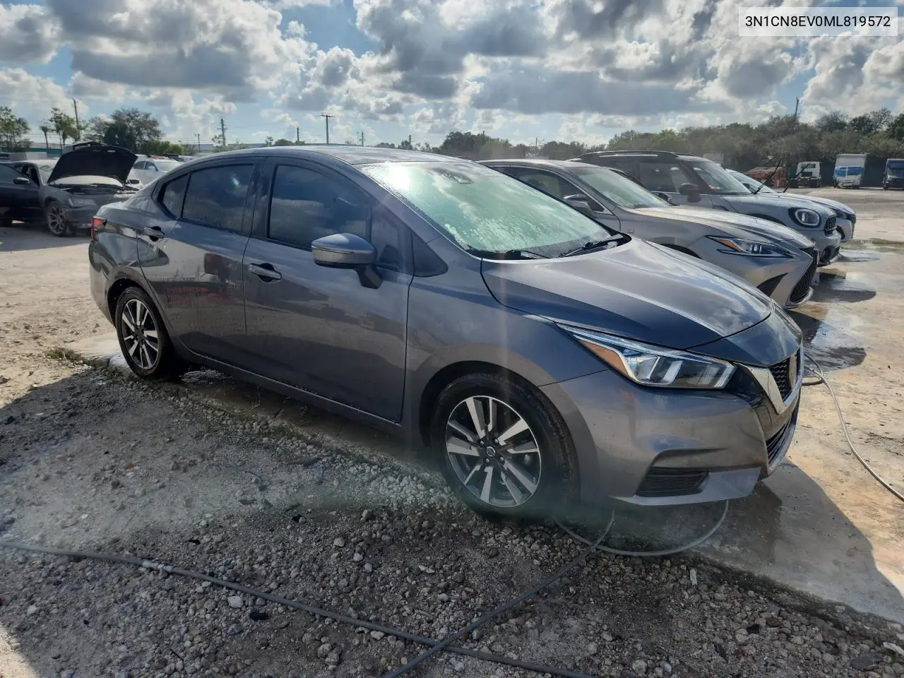 3N1CN8EV0ML819572 2021 Nissan Versa Sv