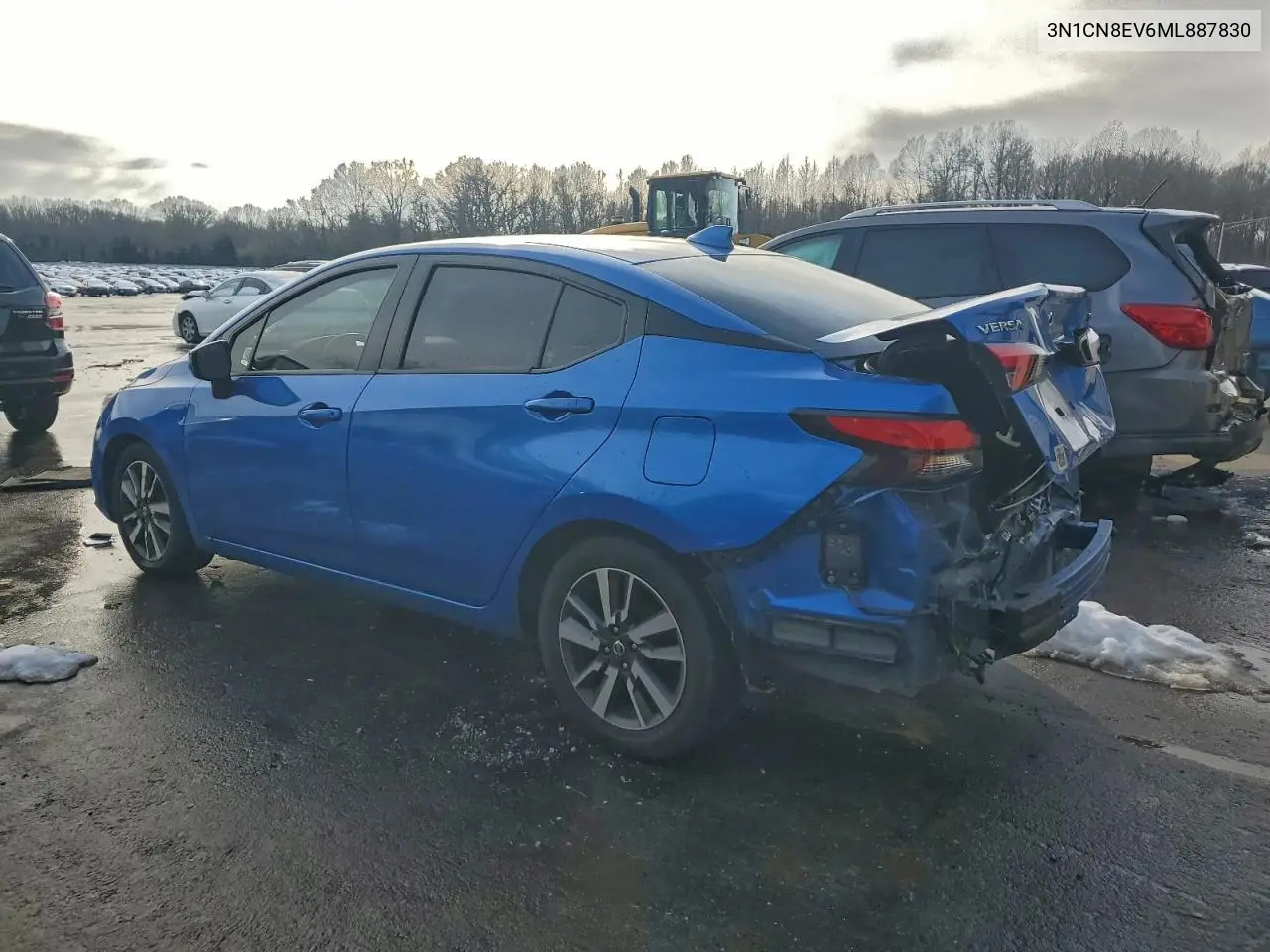 3N1CN8EV6ML887830 2021 Nissan Versa Sv