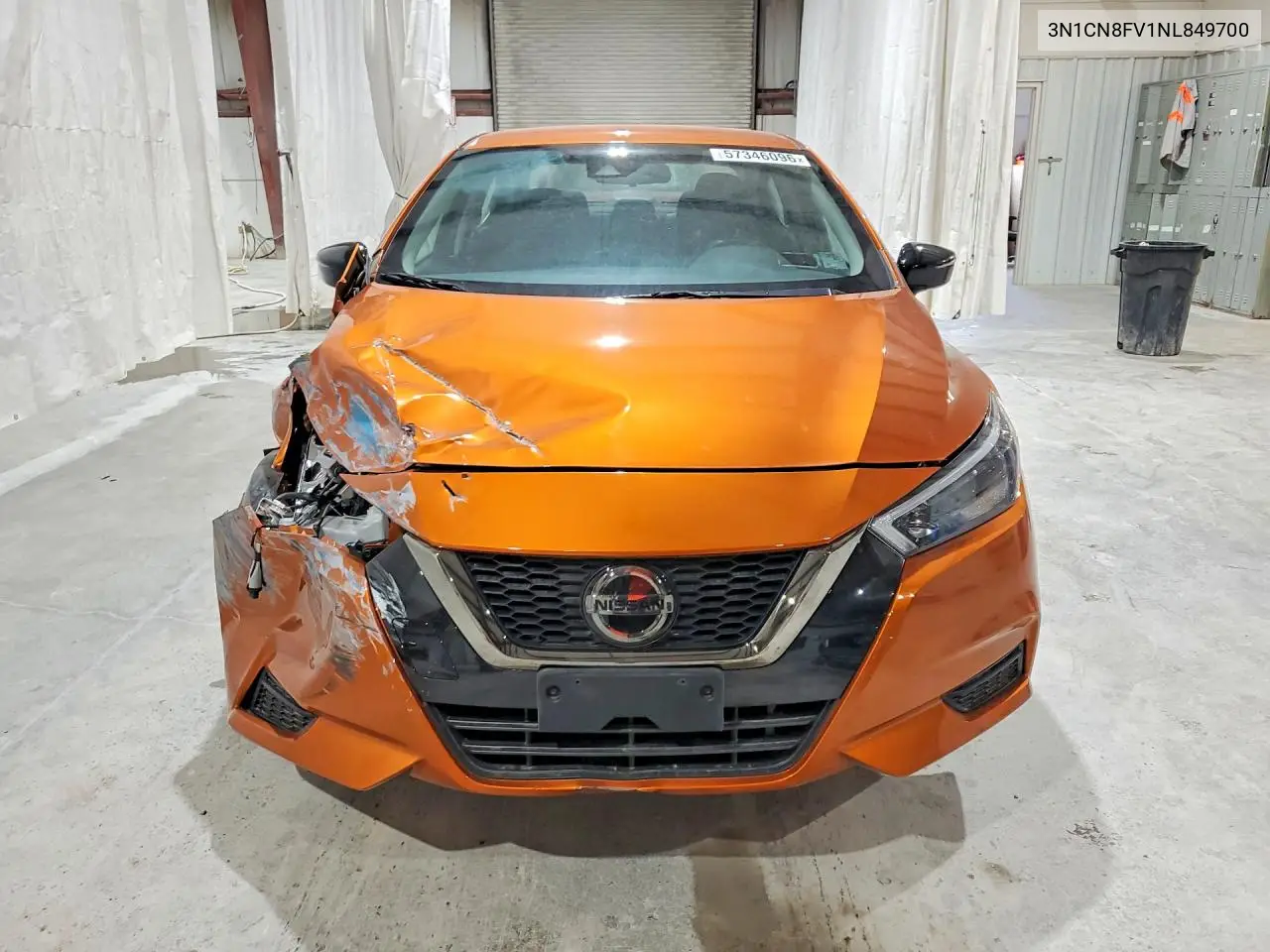 2022 Nissan Versa Sr VIN: 3N1CN8FV1NL849700 Lot: 57346096