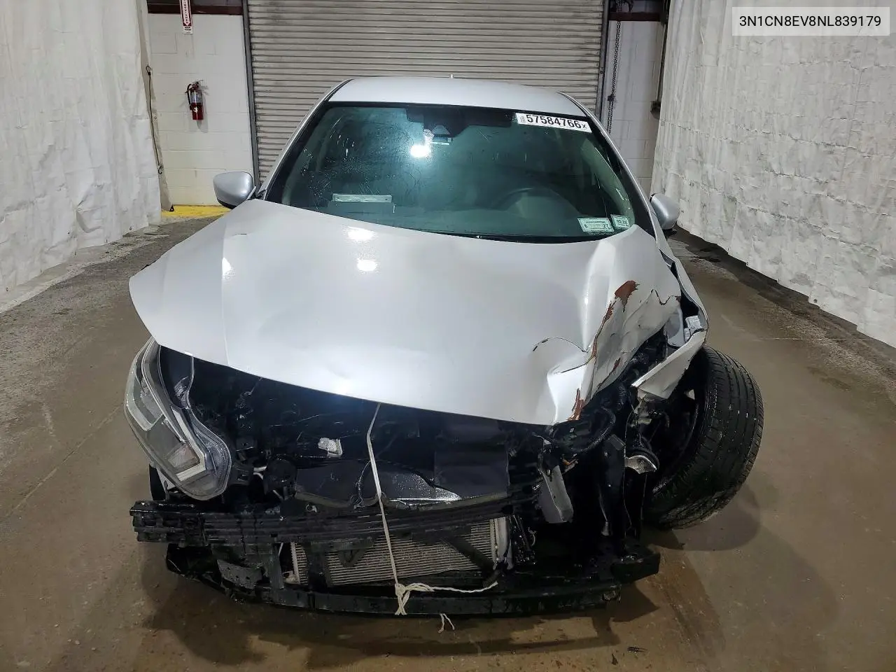 2022 Nissan Versa Sv VIN: 3N1CN8EV8NL839179 Lot: 57584766