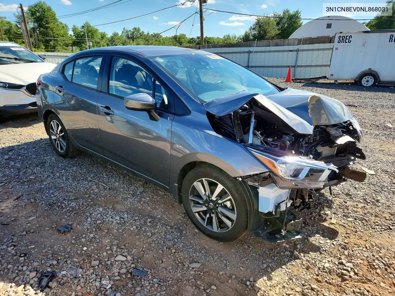 2022 Nissan Versa Sv VIN: 3N1CN8EV0NL868031 Lot: 57918746
