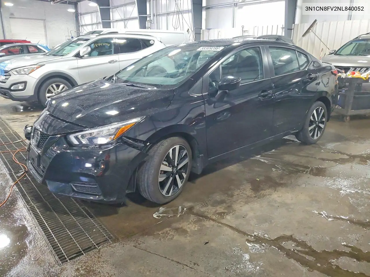 2022 Nissan Versa Sr VIN: 3N1CN8FV2NL840052 Lot: 58309286