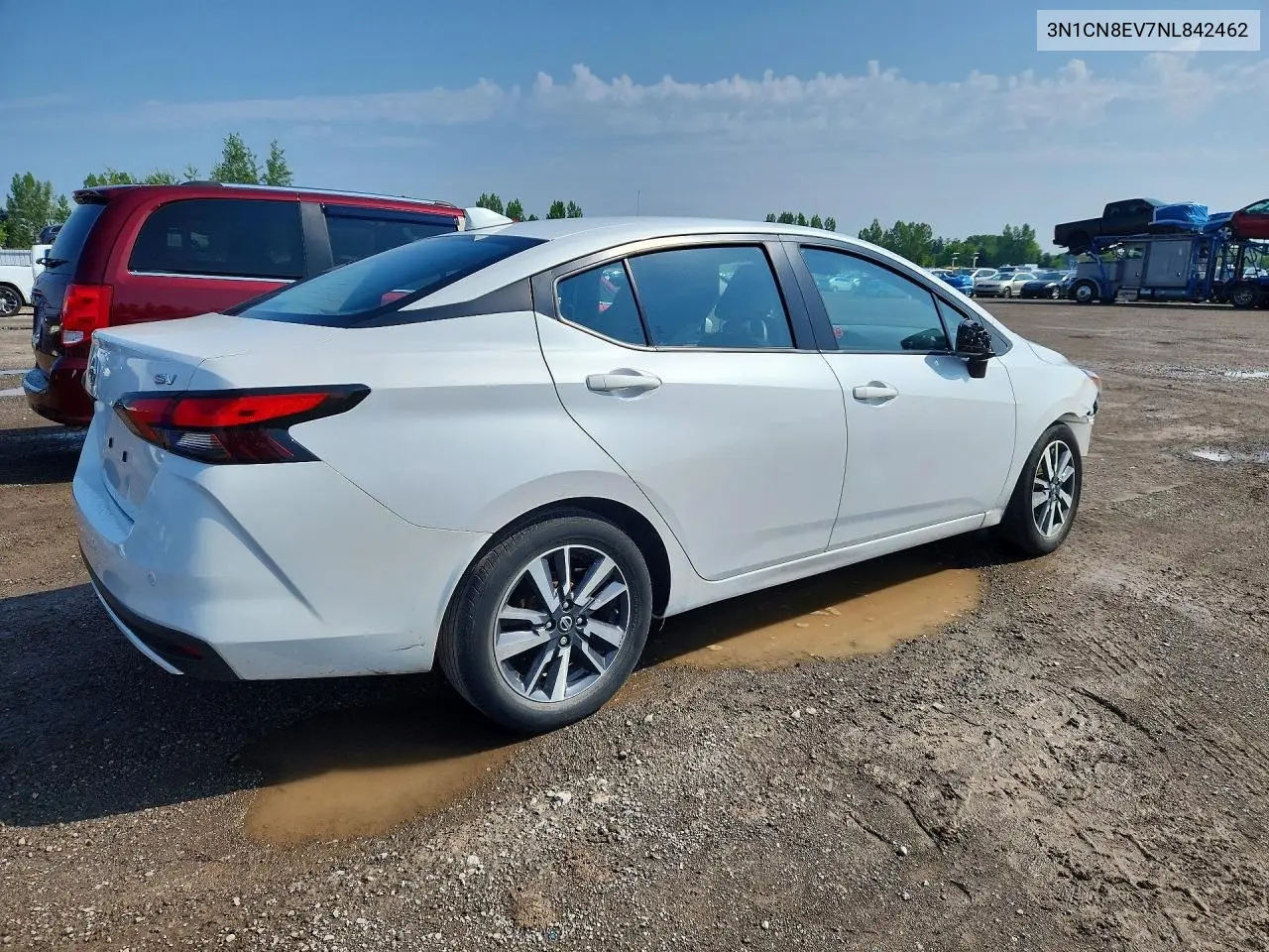2022 Nissan Versa Sv VIN: 3N1CN8EV7NL842462 Lot: 58768456