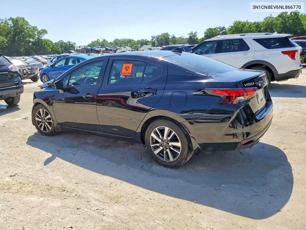 2022 Nissan Versa Sv VIN: 3N1CN8EV6NL866770 Lot: 77978675