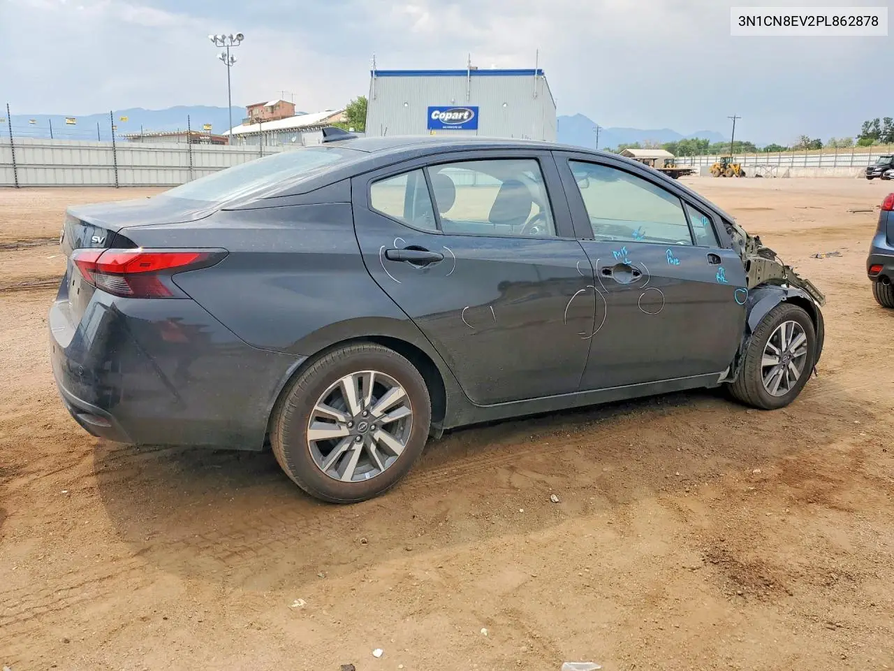 2023 Nissan Versa Sv VIN: 3N1CN8EV2PL862878 Lot: 59174186