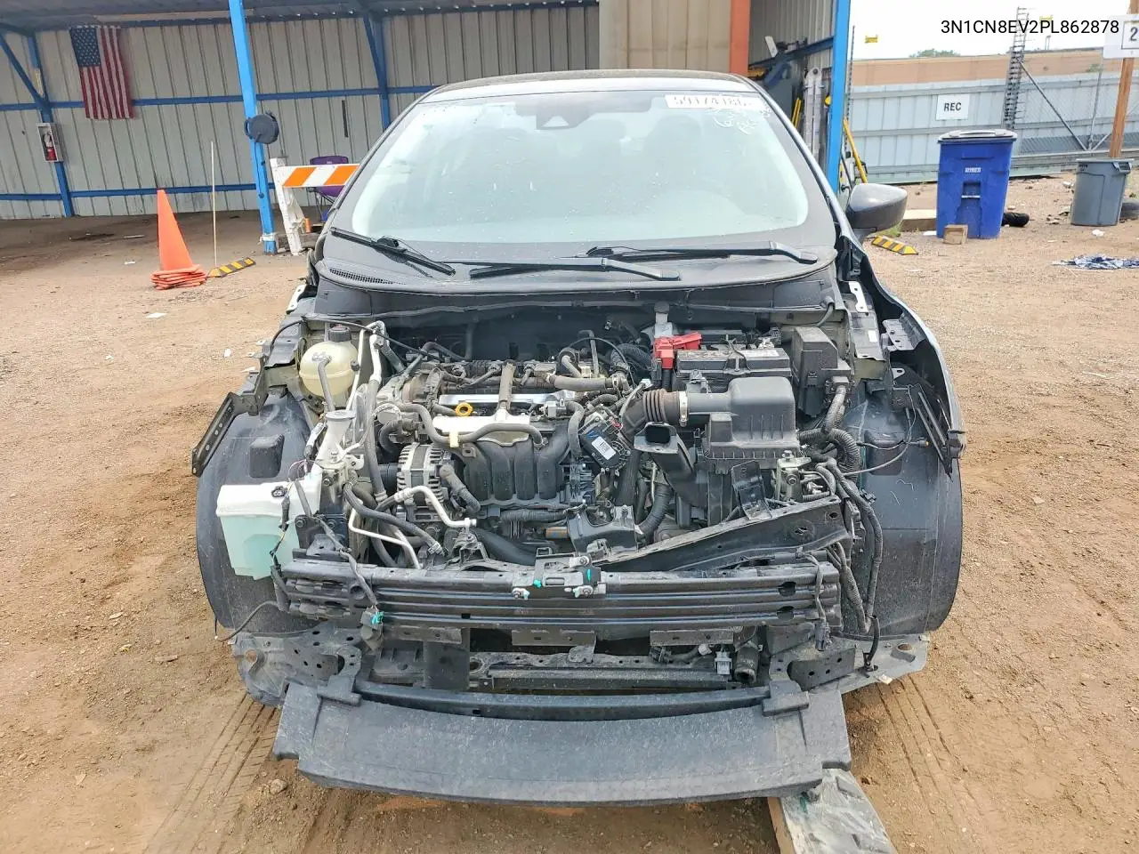 2023 Nissan Versa Sv VIN: 3N1CN8EV2PL862878 Lot: 59174186