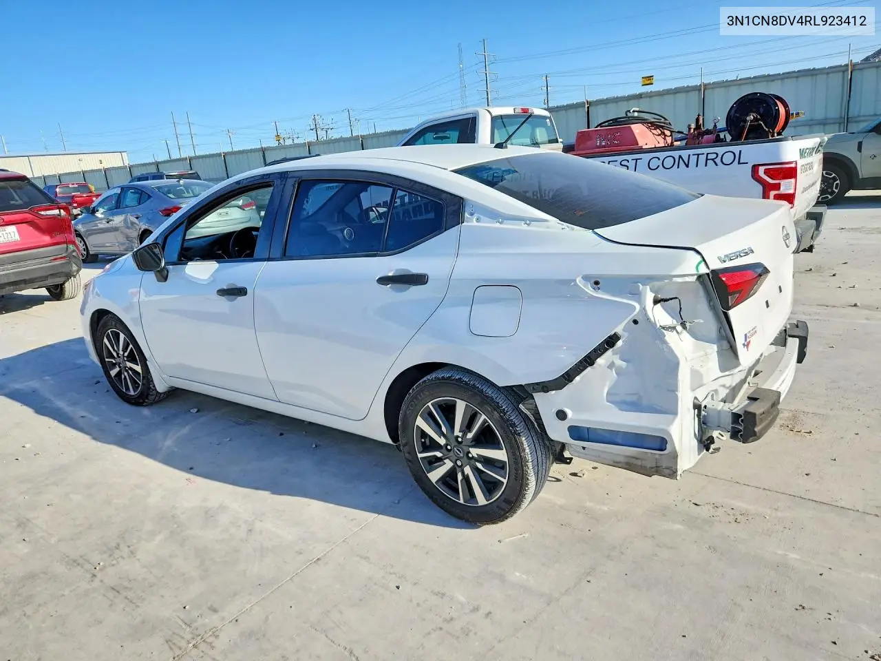 2024 Nissan Versa S VIN: 3N1CN8DV4RL923412 Lot: 60386086