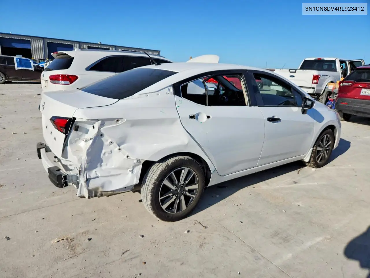 2024 Nissan Versa S VIN: 3N1CN8DV4RL923412 Lot: 60386086