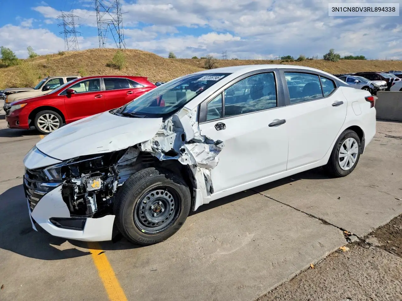 2024 Nissan Versa S VIN: 3N1CN8DV3RL894338 Lot: 60708796