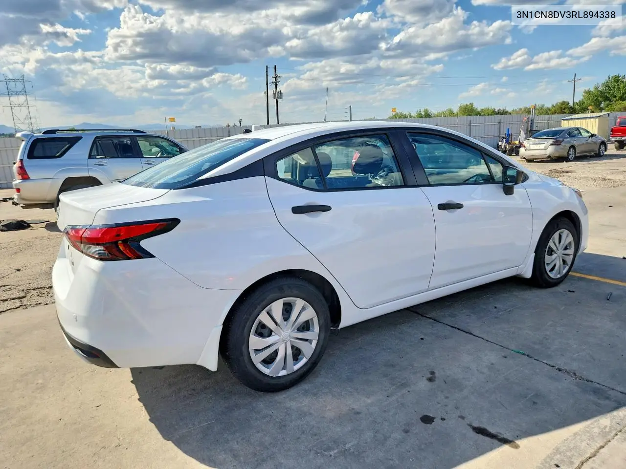2024 Nissan Versa S VIN: 3N1CN8DV3RL894338 Lot: 60708796