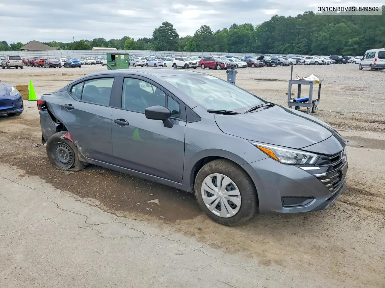 2025 Nissan Versa S VIN: 3N1CN8DV2SL849509 Lot: 57340486