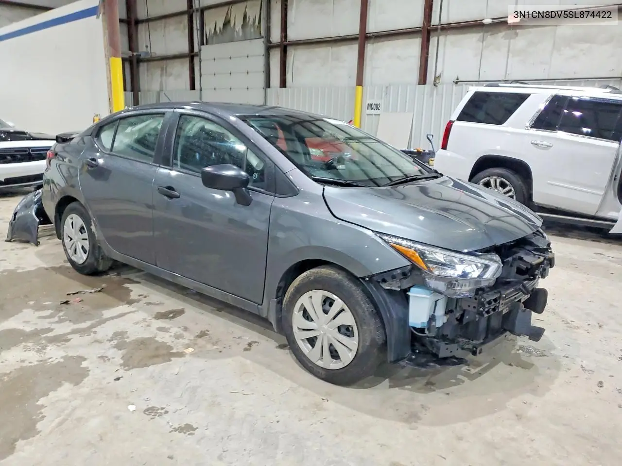 2025 Nissan Versa S VIN: 3N1CN8DV5SL874422 Lot: 57359186