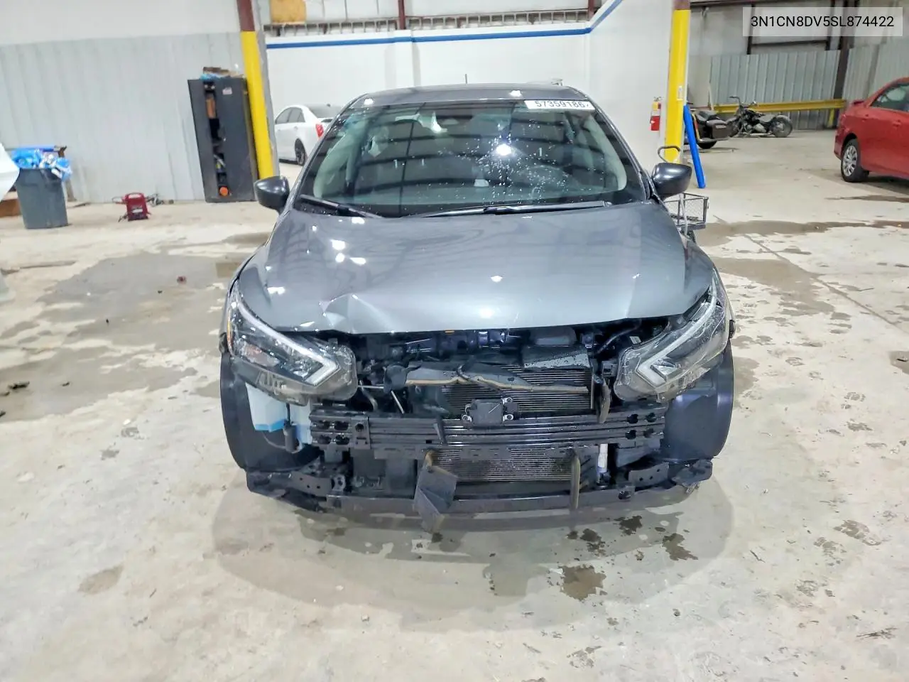 2025 Nissan Versa S VIN: 3N1CN8DV5SL874422 Lot: 57359186