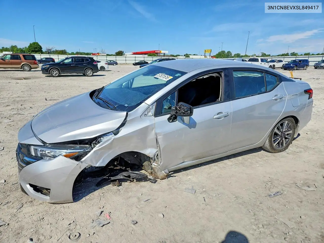 2025 Nissan Versa Sv VIN: 3N1CN8EVXSL849417 Lot: 57631616