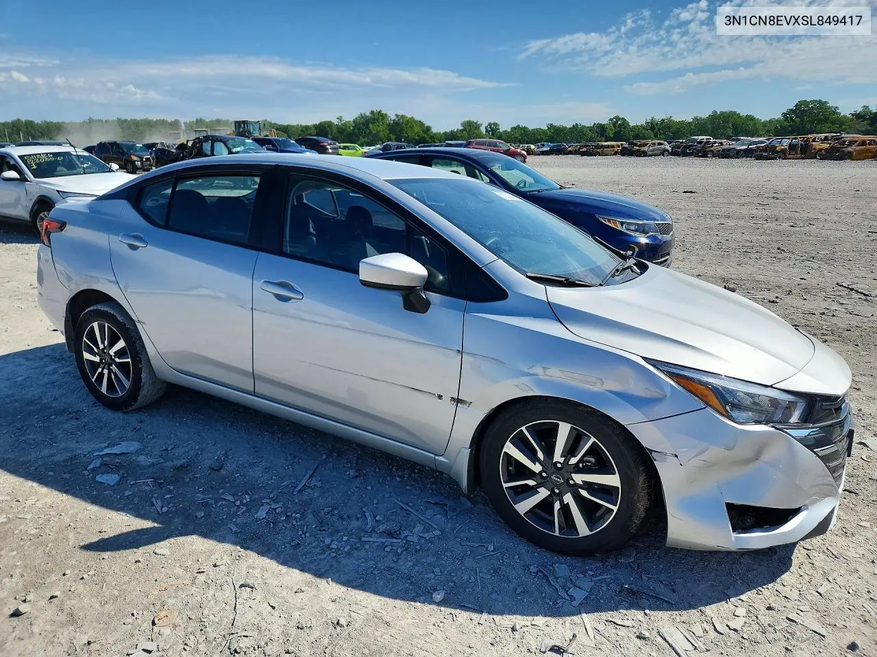 2025 Nissan Versa Sv VIN: 3N1CN8EVXSL849417 Lot: 57631616