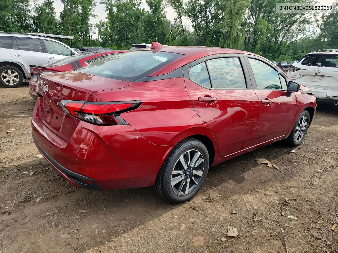 2025 Nissan Versa Sv VIN: 3N1CN8EV0SL820069 Lot: 58977346