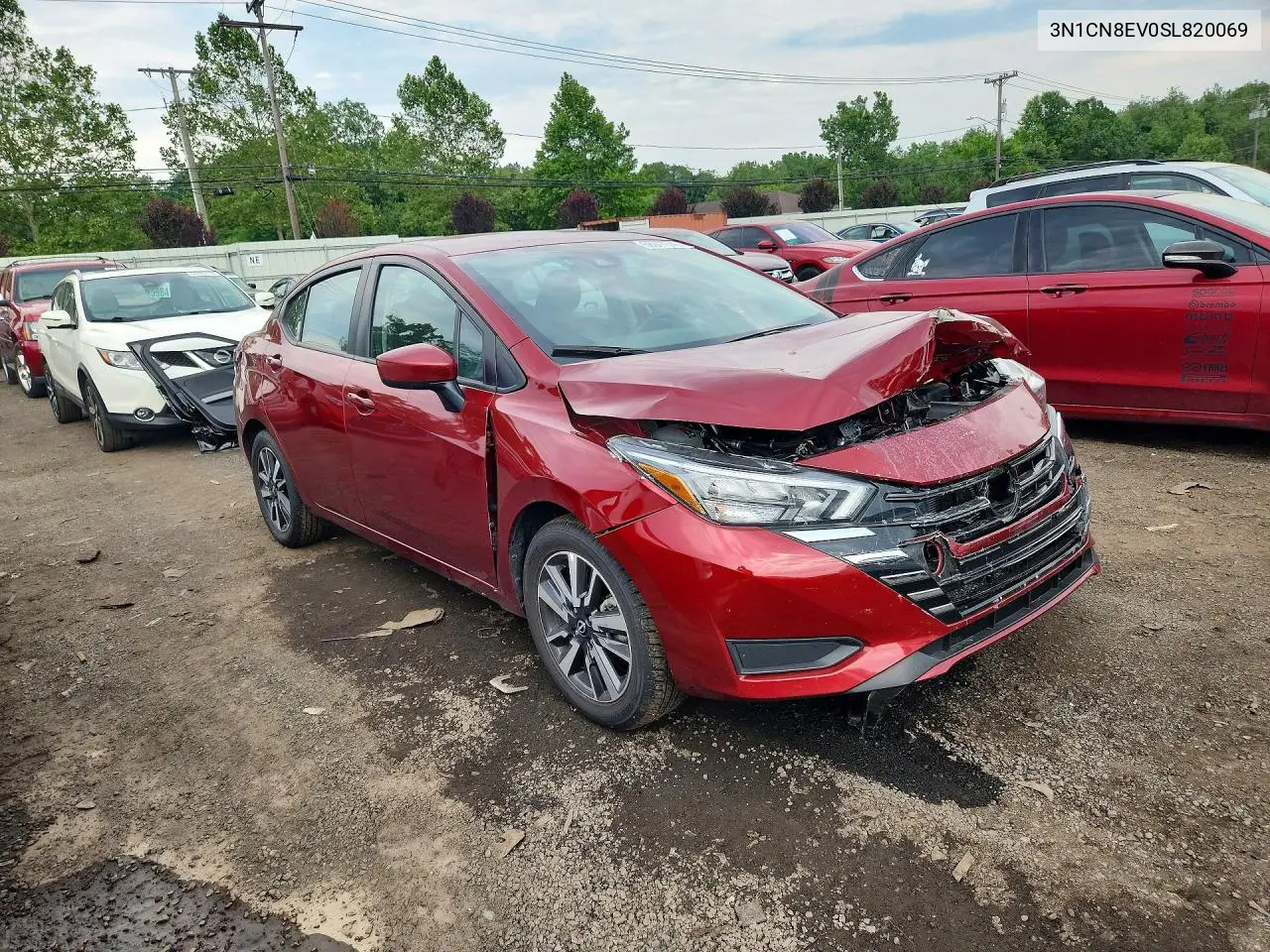 2025 Nissan Versa Sv VIN: 3N1CN8EV0SL820069 Lot: 58977346